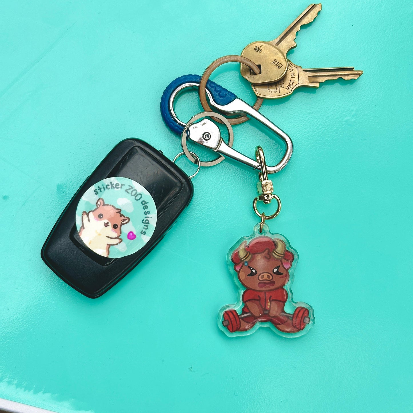 Matador Bull deadlifting heavy weights (inspired by CSUN)