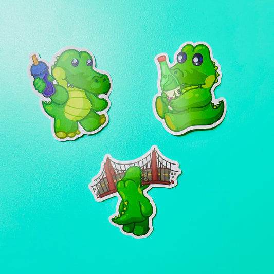 Alligator Stickers inspired by San Francisco State
