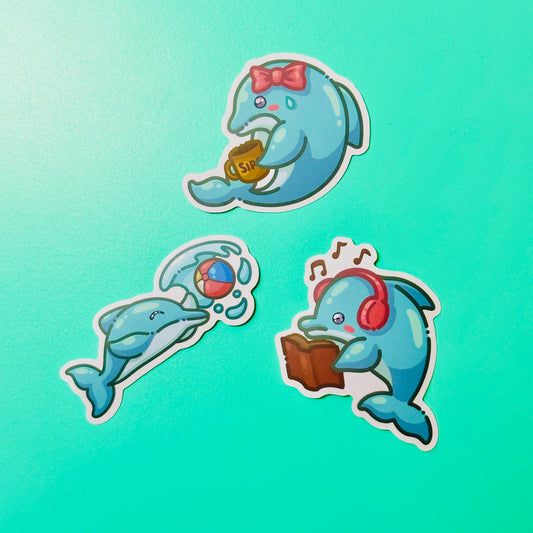 Dolphin Stickers inspired by Channel Islands Ekho