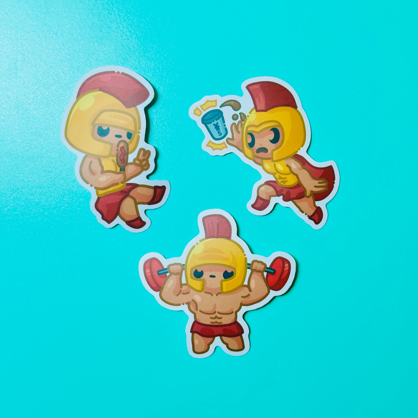 Warrior Stickers inspired by CSU Stanislaus