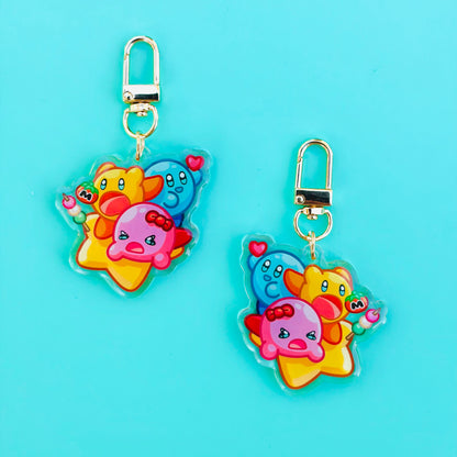 Primary Colored Blobs on a Star