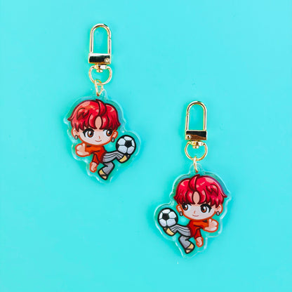 Jiji, and he loves playing soccer