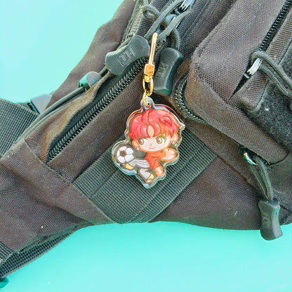 Jiji, and he loves playing soccer