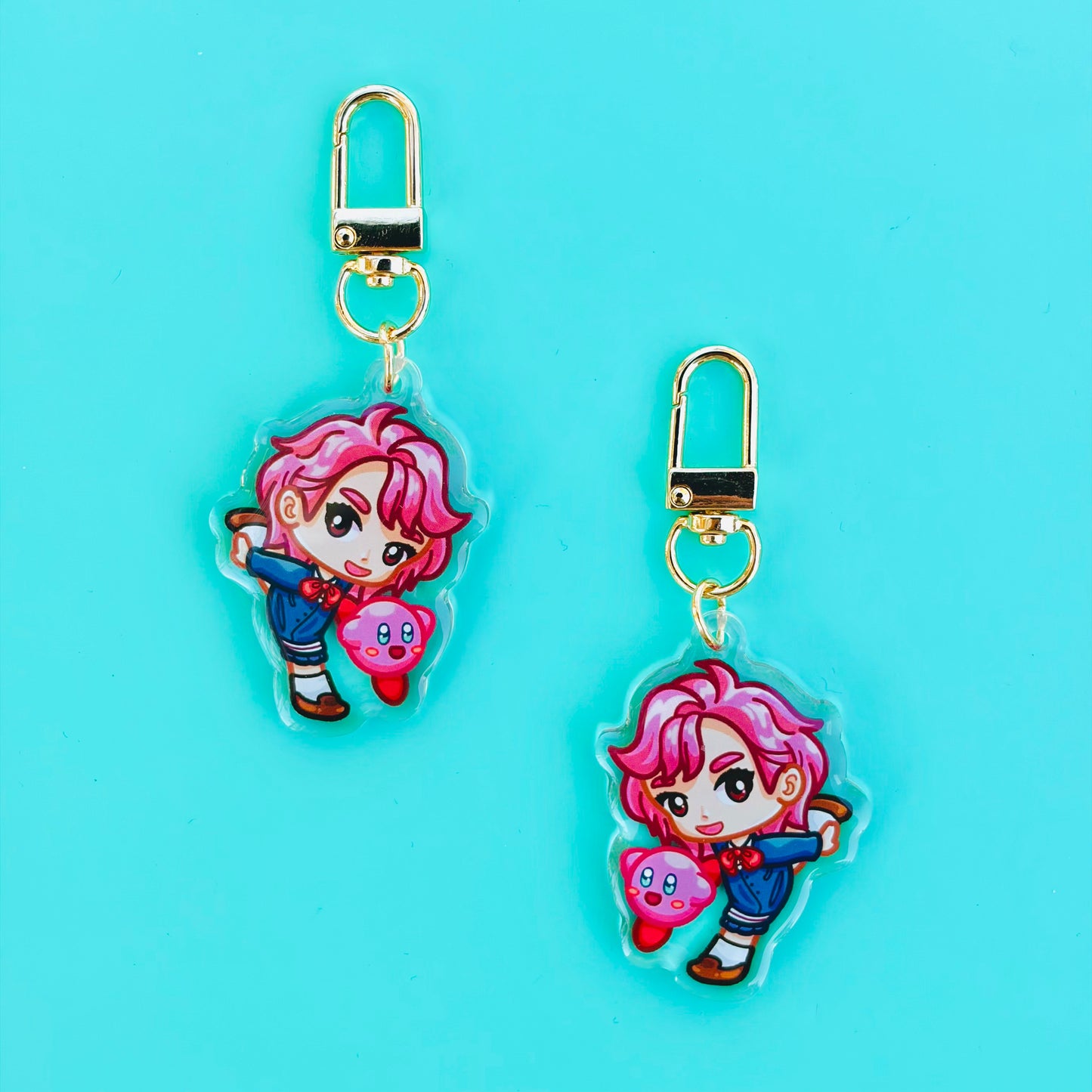 Aira dancing with the Pink Blob