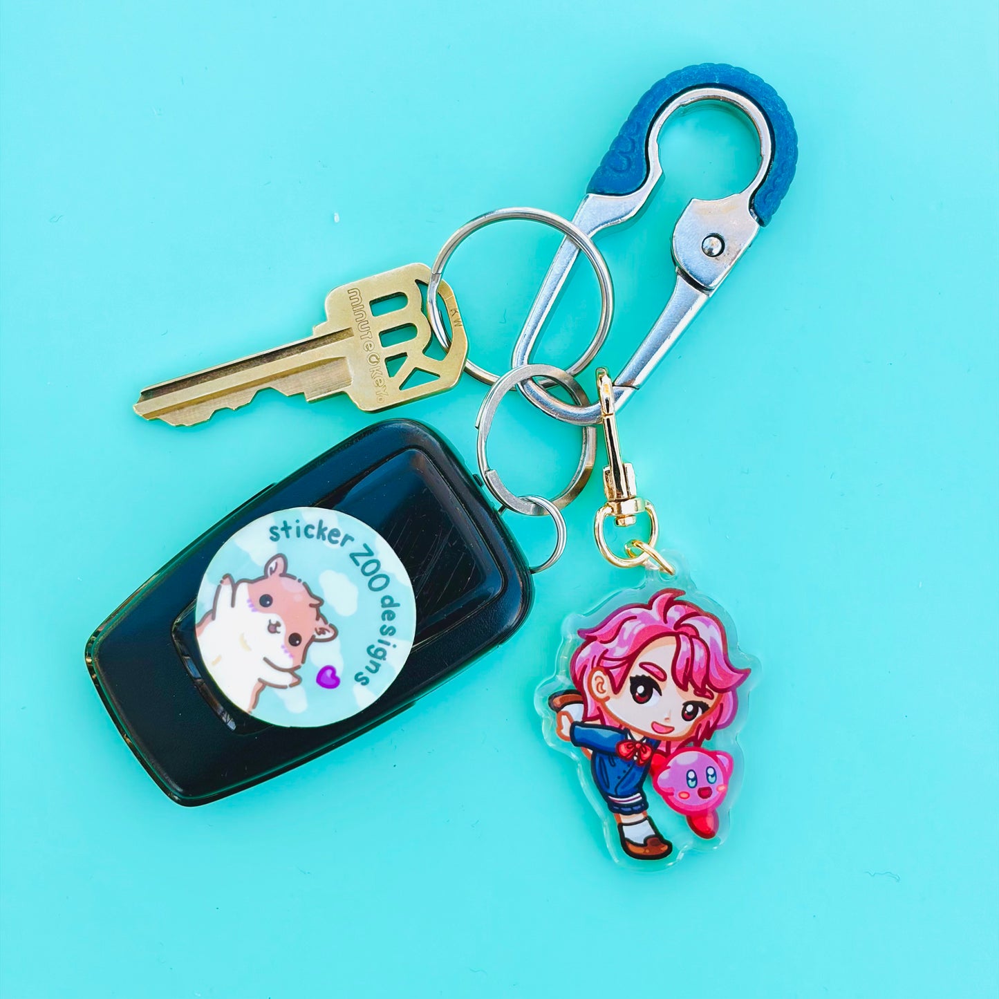 Aira dancing with the Pink Blob