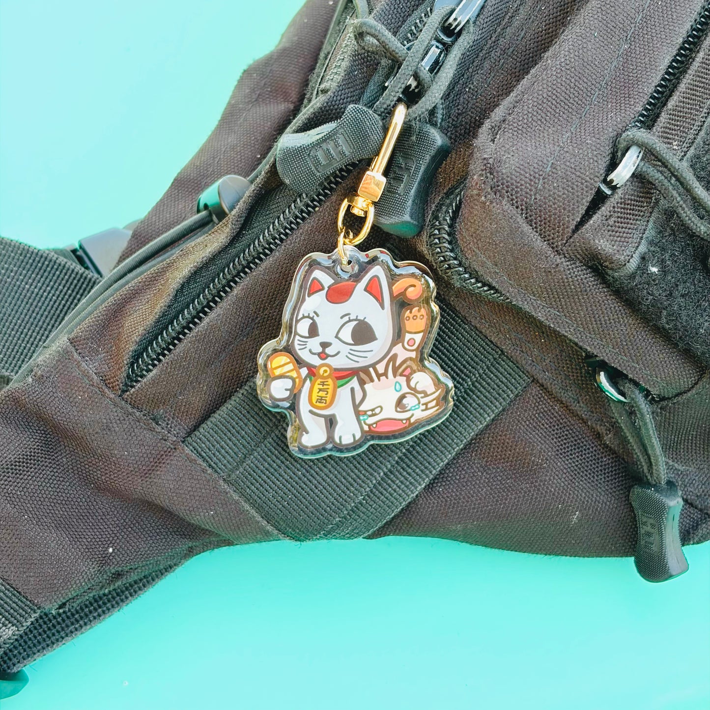 Turbo Granny stealing a gold coin from Meowth