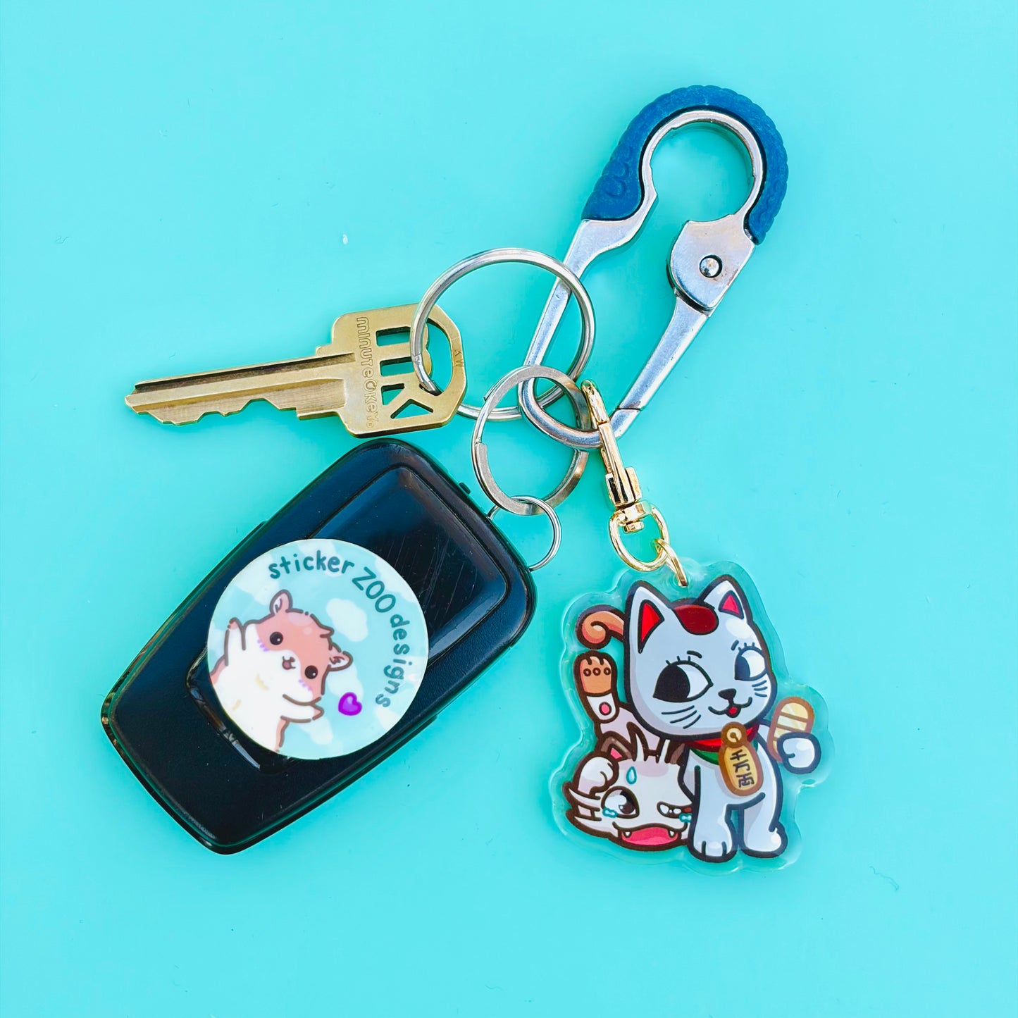 Turbo Granny stealing a gold coin from Meowth