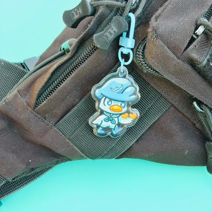 A Blue Duck and a Rubber Duck