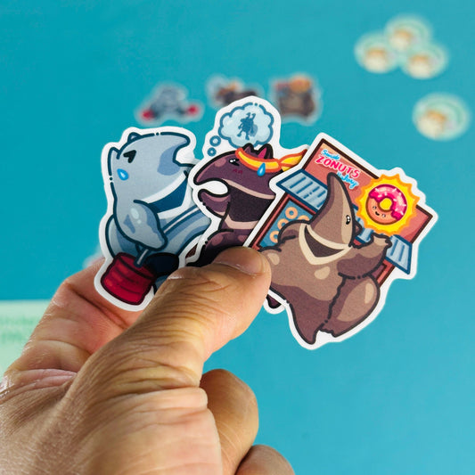 Anteater Stickers inspired by UC Irvine