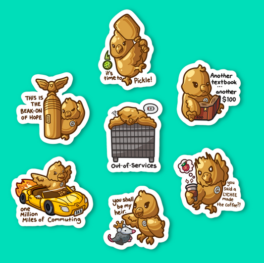 Goldie Stickers (Golden Eagle Cal State LA from 9/16)