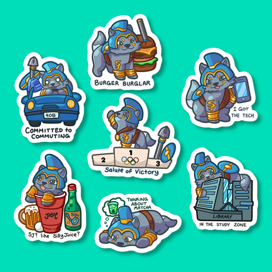 Josie Stickers (Spartan Wolf San Jose from 9/25)