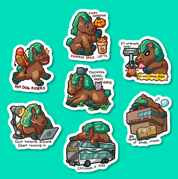 Bronnie Stickers (Horse Pomona from 10/8)