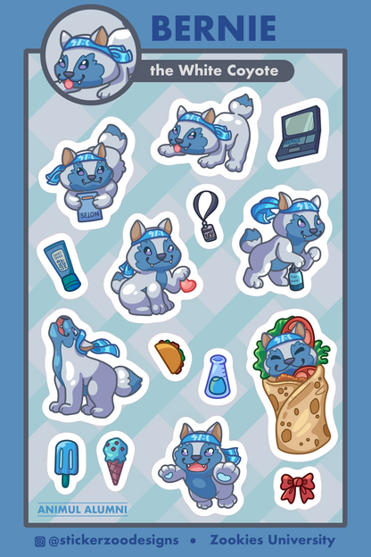Bernie Sticker Sheet (based on San Bernardino Coyote)