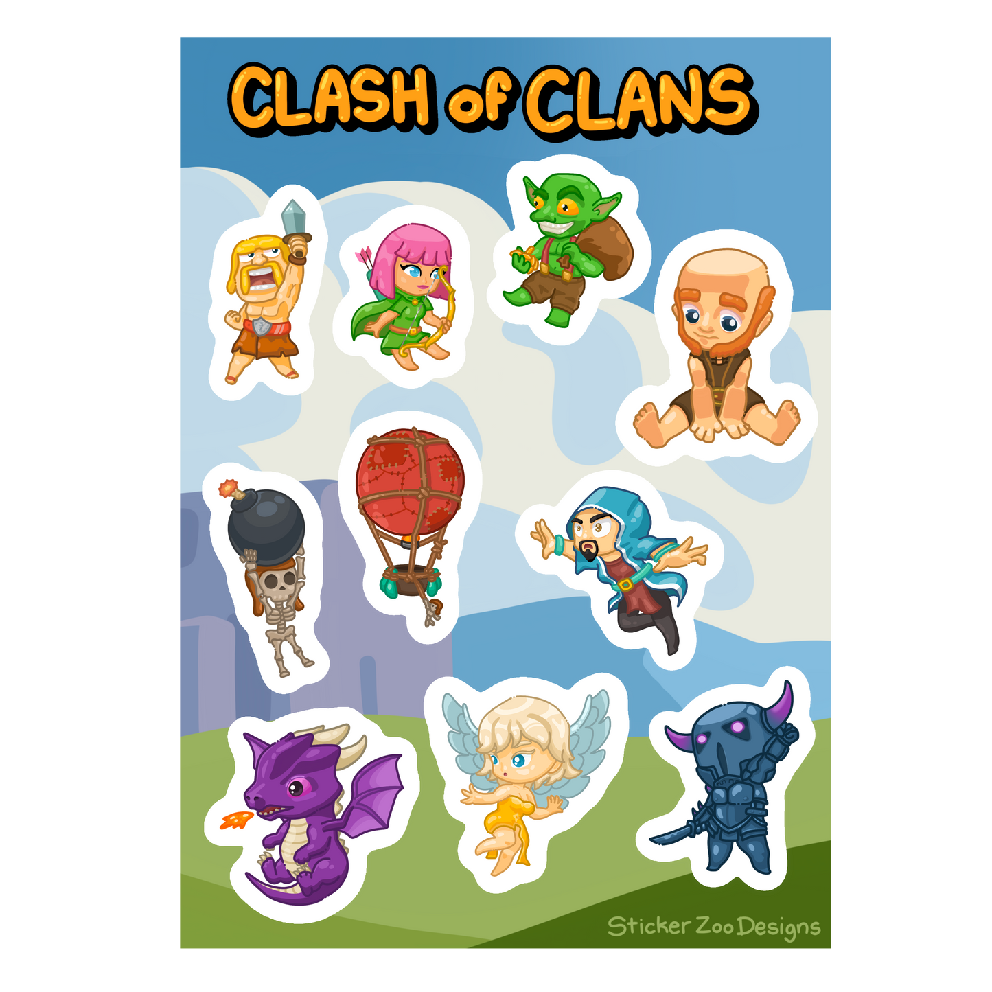 Clash of Clans Sheet