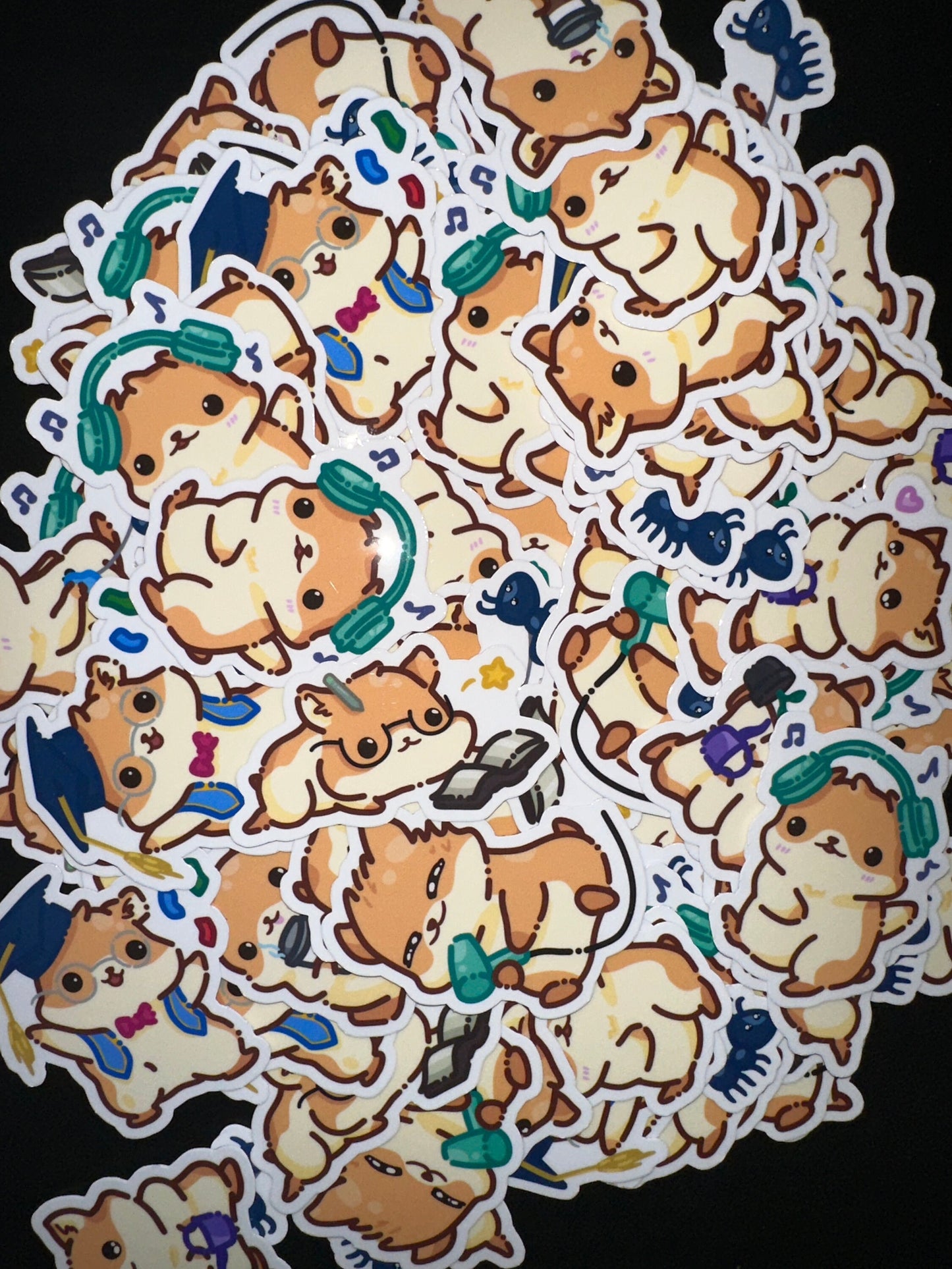 Hemmy the Hamster Sticker Set