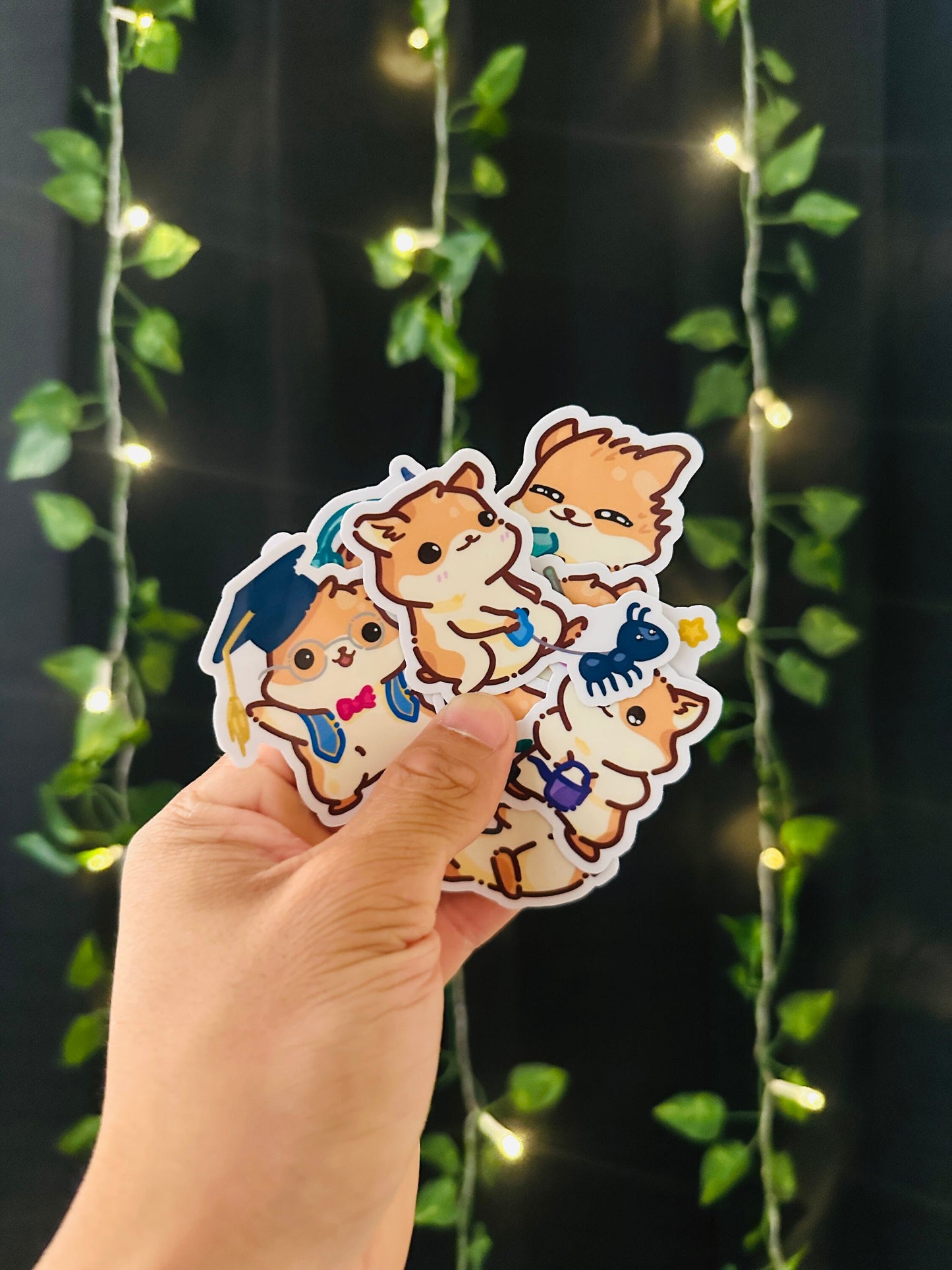 Hemmy the Hamster Sticker Set