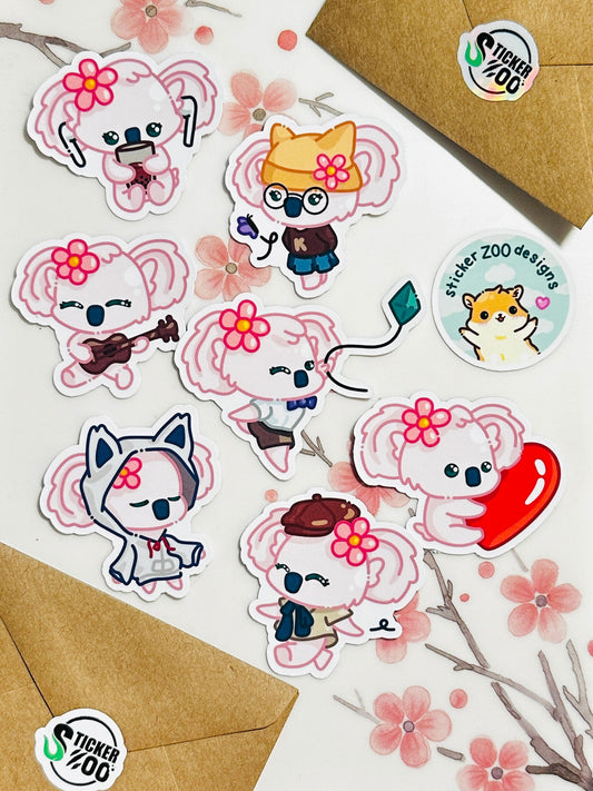 Kayamu the Koala Sticker Set