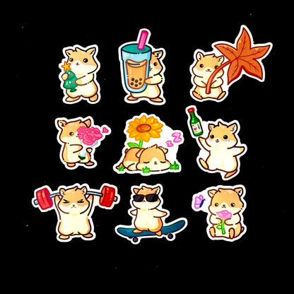 Hemmy the Hamster (Ver.2) Sticker Set