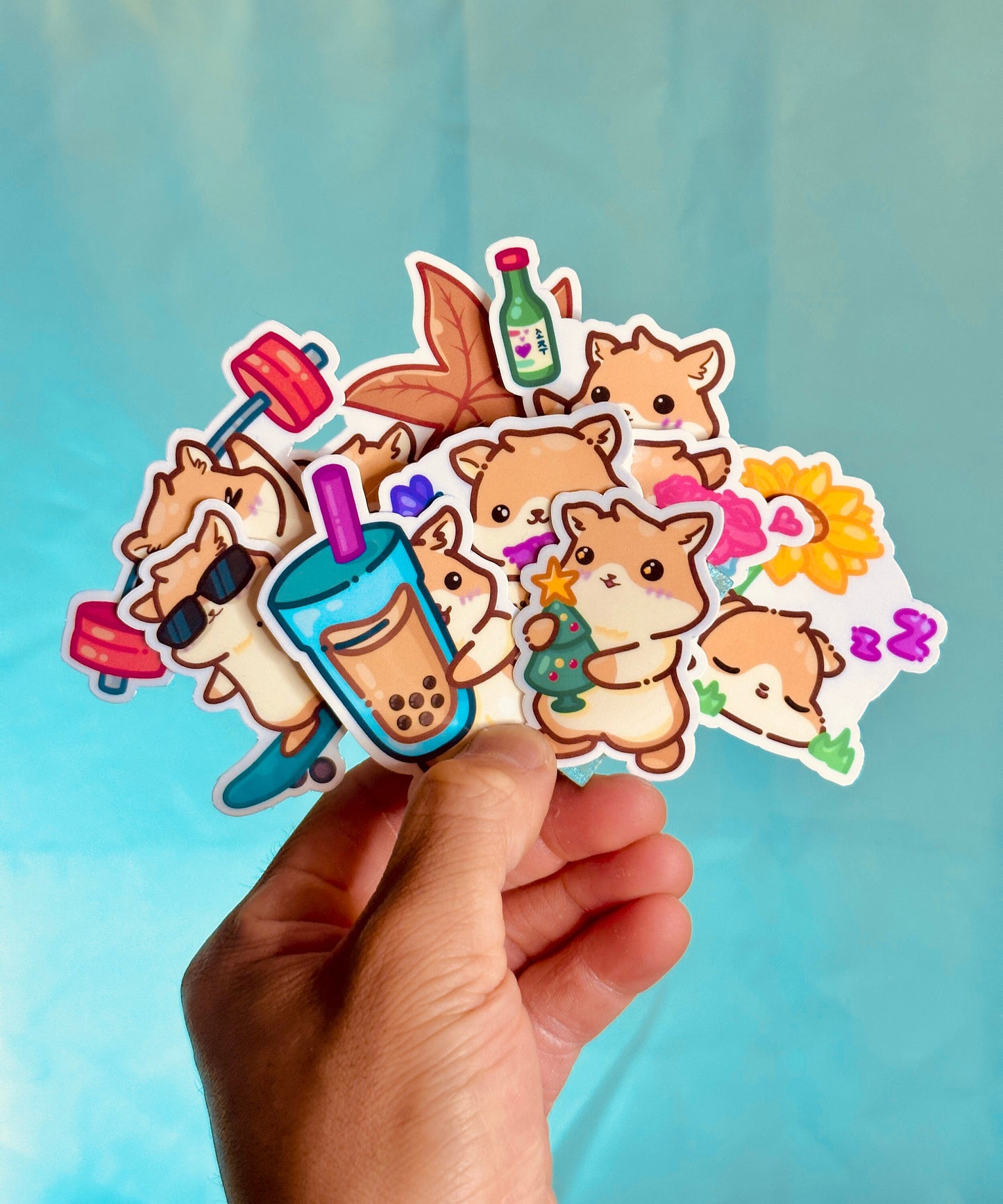 Hemmy the Hamster (Ver.2) Sticker Set