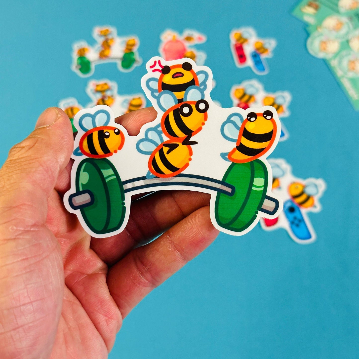 Bee Stickers inspired by Sac State Hornets (Ver.1)