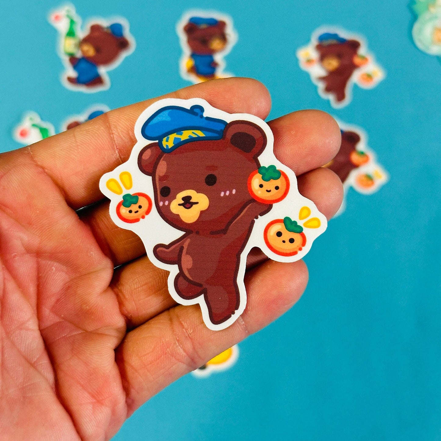 Bear Stickers inspired by UC Riverside Highlanders (Ver.1)