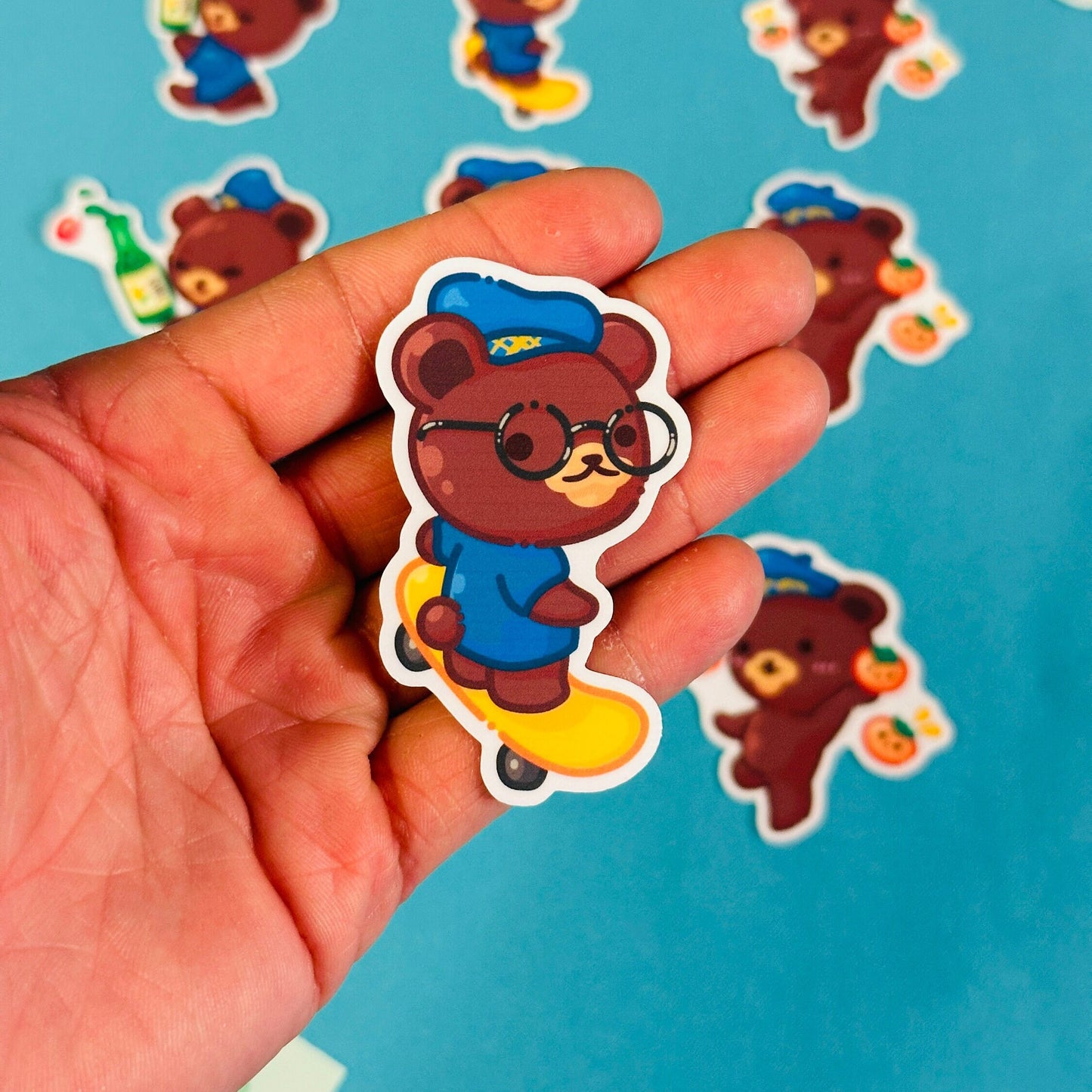 Bear Stickers inspired by UC Riverside Highlanders (Ver.1)