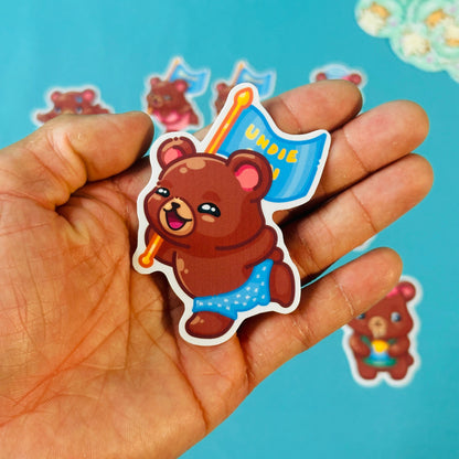 Bear Stickers inspired by UCLA Bruins (Ver.1)