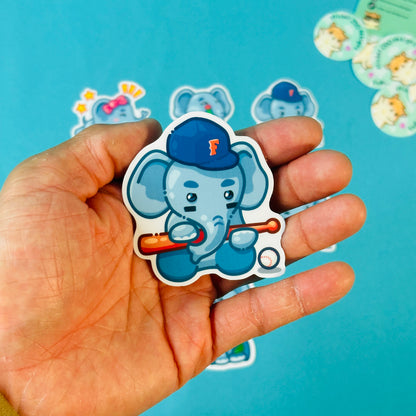 Elephant Stickers inspired by CSU Fullerton Titan