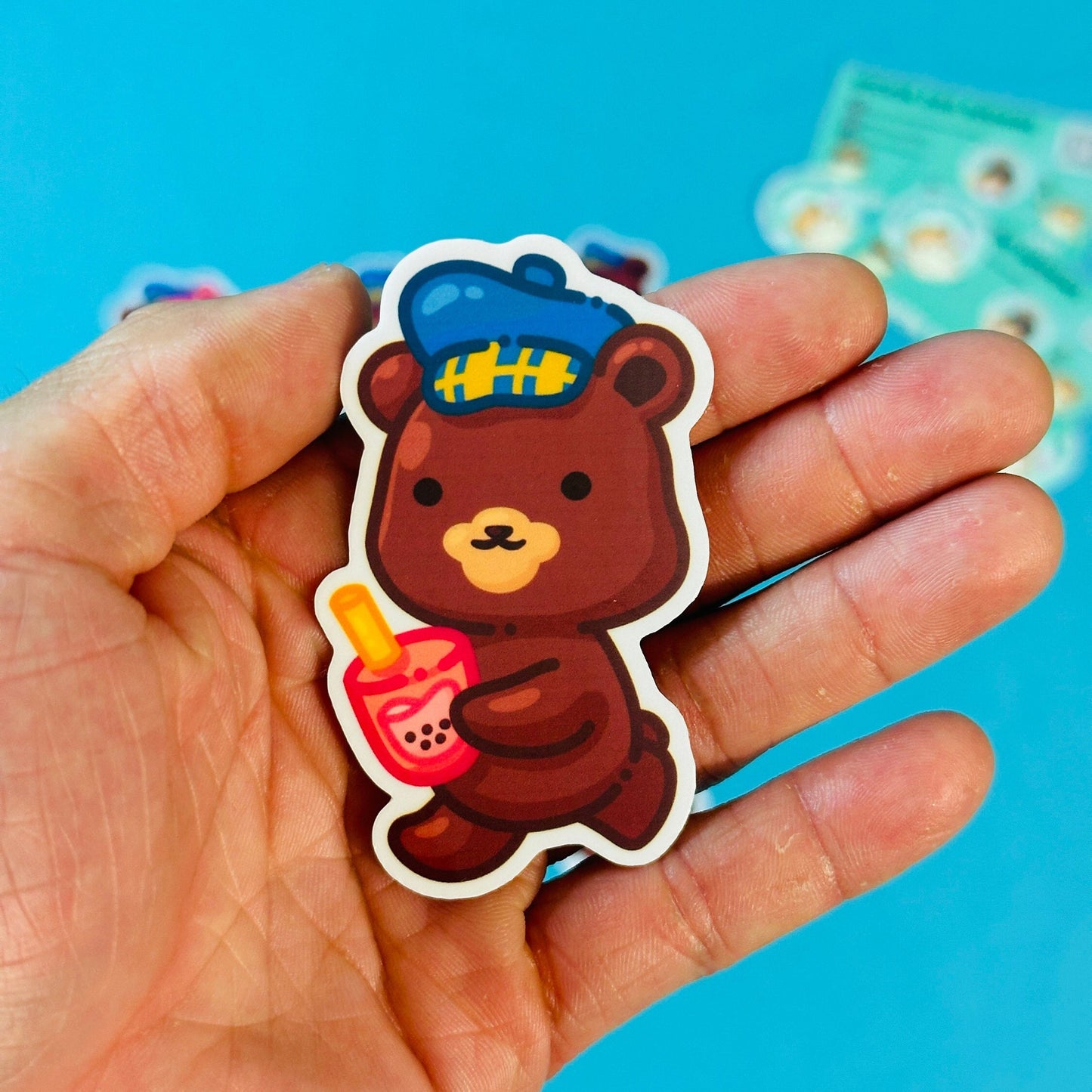 Bear Stickers inspired by UC Riverside Highlanders (Ver.2)