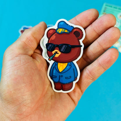 Bear Stickers inspired by UC Riverside Highlanders (Ver.2)