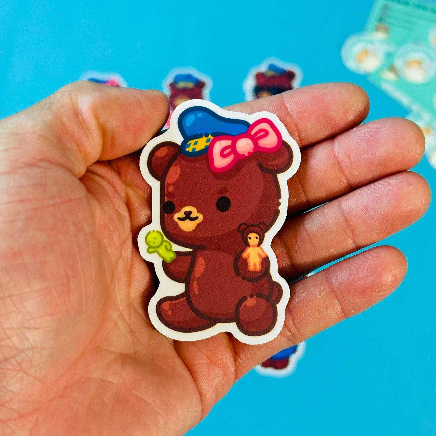 Bear Stickers inspired by UC Riverside Highlanders (Ver.2)