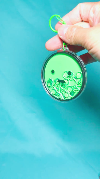 Green Guy Shaker Keychain