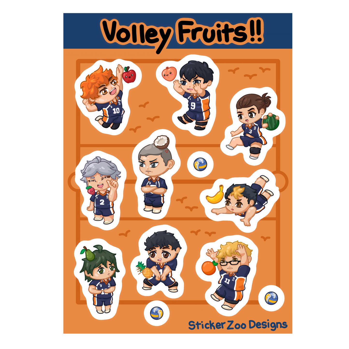 Volleyfruits Sheet
